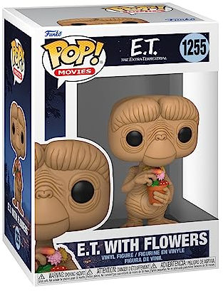 Funko POP! Movies: E.T. 40th - E.T. mit Flowers - E.T. The Extra Terrestrial - Vinyl-Sammelfigur - Geschenkidee - Offizielle Handelswaren - Spielzeug Für Kinder und Erwachsene - Movies Fans