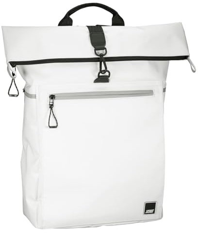 Jost Rucksack Fahrradrucksack mit Laptopfach Tolja Currier Backpack Cream-White weiß
