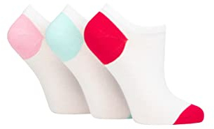 Pringle Ladies Plain Cotton Secret Socks Pack of 3