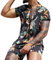 QWUVEDS Hosen Hemden Herren Sets 2-teilige Shorts Kurz & Bedruckte Ärmel Strand Sommer Herren Anzüge & Sets Anzug Rot
