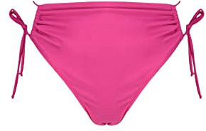 Trendyol Slip Bikini a Vita Alta da Donna Costumi da Bagno, Fucsia, 0