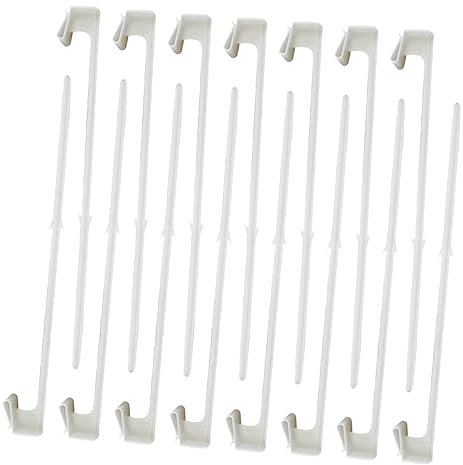 OFFSCH 15Stücke Auto Fenster Flaggenmasten Flaggenhalter für Fahrzeugfenster Flaggenracks ohne Flagge Kompakte Auto Flaggenhalter mit Fensterclips für Reisen und Outdoor Aktivitäten