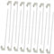 OFFSCH 15Stücke Auto Fenster Flaggenmasten Flaggenhalter für Fahrzeugfenster Flaggenracks ohne Flagge Kompakte Auto Flaggenhalter mit Fensterclips für Reisen und Outdoor Aktivitäten