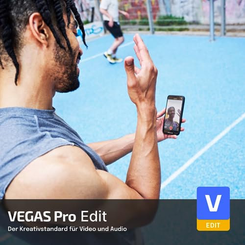 VEGAS Pro Edit 21 - Der Kreativ-Standard für Video und Audio | Videobearbeitungsprogramm | Videoschnittprogramm | Windows 10/11 PC | 1 Lizenz