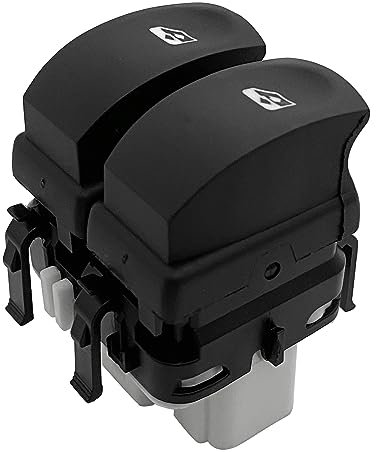 MCamooer Bouton Leve Vitre pour Clio 3 8200214943 Commande Interrupteur Leve Vitre Côté Conducteur Avant Gauche pour Modus 8200214939 214939