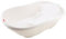 baby-walz Badewanne Deluxe white - ergonomisch geformt - Anti-Rutsch-Sitzfläche - mit Temperatur und Wasserstandanzeige - ab Geburt geeignet - Made in Italy