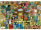 MISITU Mini Jigsaw Puzzle 1000 Pieces for Adults and Children - Magical Bookshelf - Difficult Challenging Small Jigsaw Puzzle for Adults 15 x 10.2 Inch