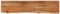 vidaXL Mensola Muro 120x20x2,5cm Rettangolare Legno Acacia Bordi Vivi, mensola a Muro, ripiano a Muro, ripiano, ripiano a Parete, mensola