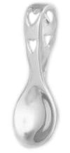 SUGARKITTEN LONDON Sterling Silver Love Hearts Spoon Charm Pendant