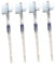 Gatuida 2Pièces Brosse à Dentier Double Tête Brosse de Nettoyage Transparente pour Fausses Dents Outil de Nettoyage Doux