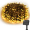 Etopgo Solar Lichterkette Aussen 12M 120LED Lichterkette Außen Solar Warmweiß IP65 Wasserdicht 8 Modi Solarlichterkette Außen Wetterfest für Garten, Balkon, Terrasse, Hof Innen/Außen Dekorationen