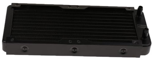 Ronyme Radiatore di Raffreddamento ad Acqua, dissipatore di Calore, radiatore di Raffreddamento a Liquido con scambiatore di Calore a 10 Tubi da 240 mm per