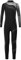Miutii Turnanzug Mädchen Langarm Gymnastikanzug Glitzer Ballettanzug Kinder Ganzkörper Trikot Eiskunstlauf Body Sport Overall Jumpsuit Schwarz 170-176