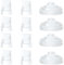 Pack of 8 Duck Bill Valve & 4 Pieces Silicone Membrane for Momcozy M5 Breast Pump, Breast Pump Replacement Accessories for M5 Momcozy