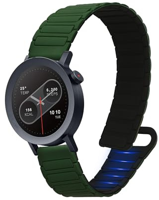 kwmobile Ersatzarmband kompatibel mit CMF Watch Pro 2 / Watch Pro 1 Armband - Fitnesstracker Silikon Band mit Magnetverschluss