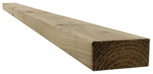Snowdon Timber Garden Treated 4x2 Timber (L) 2.4m (W) 95mm (T) 45mm 2 Pack
