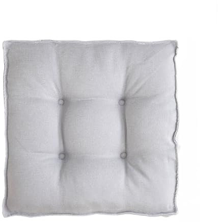 Große quadratische Esszimmerstuhlkissen, 4er-Set, dick strukturierte Sitzpolster für Küche und Sessel, 50 x 50 x 10 cm, Bodenerhöhung für Komfort und Stil