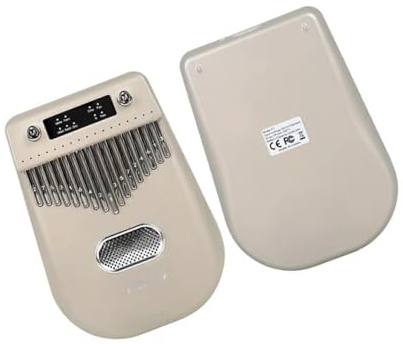 Tragbares Kalimba-Klavier Mit 17 Noten Und Zwei Daumen Für Anfänger Professionelle Kalimba(White)