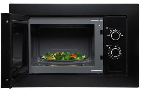 Micro-ondes encastrable - CONTINENTAL EDISON - CEMO20EBM - Noir - 1200 W - L59,5 x H33,7 x P38,5 cm - 21 L