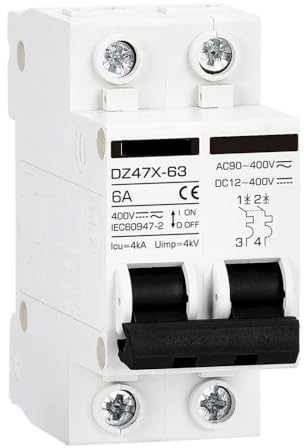 Abschaltvermögen Schutzschalter für Solaranlage/Batterie 400 V 100 A 120 A 10 A 15 A 20 A 30 A 40 A 60 A Überlast- und Kurzschlussschutz