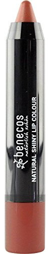 BENECOS - Matitone Labbra Naturale - Rosa Nude Satinato - Facile applicazione - Idratante - Certificato BDIH, Vegan e Cruelty Free - 2 gr