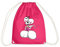 Spreadshirt Diddl Diddlmaus Coole Pose Turnbeutel, One size, Fuchsia