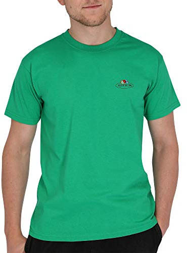 Fruit of the Loom iconic T-shirt, sizes S - 5XL, meadow green, 3XL