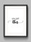 Stukk Posterdruck You Got This Motivational Inspirational Zitat, A4, 210 x 297 mm