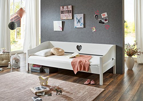Relita Einzelbett ELSA, weiß lackiert, LF 90x200