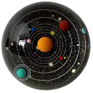 Fotokugel Kristall Sonnensystem Hemisphäre Glas Halbe Kugel Papiergeweeregistrierung Dekoration Ornamente Dekorative Kugel Miniatur Kreative Geschenke Glaskugel Fotografie ( Color : B , Size : 80mm )