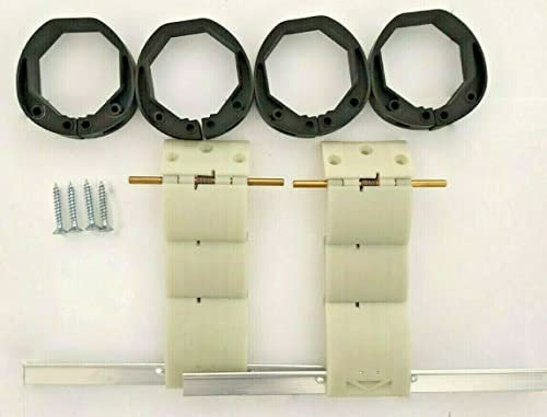 Blocchi di sicurezza antisollevamento Tapparelle Blocco Antieffrazione Rullo 60 mm Kit completo in Coppia