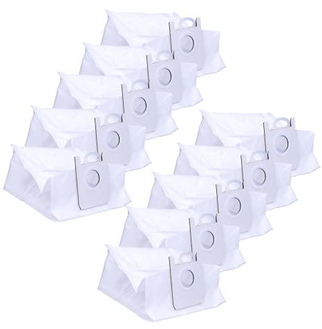 10 Stück Staubsauger Staubbeutel für ROIDMI EVE Plus Staubsauger | Synthetische Staubsaugerbeutel, Zubehör für Xiaomi Reinigungsroboter | Ersatzteile für Saugroboter Xaomi̇ Langlebige und Hochwertige