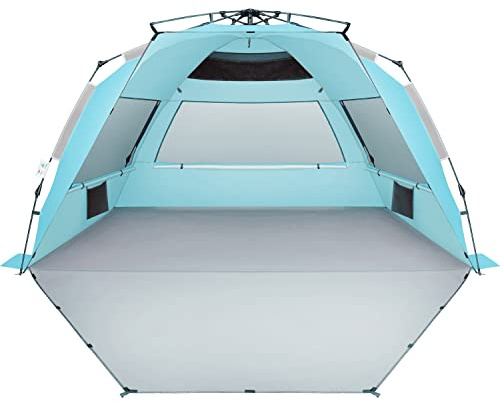 Oileus XX-Large Pop-Up-Strandzelt für 5-6 Personen mit UV-Schutz