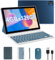 tablet with keyboard, 2024 latest 10.1 inch 2 in 1 tablets, 4GB RAM+128GB ROM, Android tablet PC, 1.8GHz quad-core, 1280x800FHD, 8MP dual camera, 5G WiFi BT 5.0 | mouse,