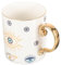 JTBDWOSK Keramik Kaffeetassen Teetassen Trinkbecher Böser Blick Nazar Augen Frühstücktasse Milch Cappuccino Latte Tasse Teebecher Kaffeebecher für Zuhause Büro Tischdeko,B