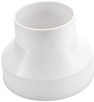 OSALADI 1 Pc Tubo De Conducto De Campana Extractora Conector Incrementador En Línea Del Conducto Tubo De Escape De Campana Extractora Conector De Conducto De Plástico 100 Mm Tubería
