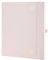 POPRUN Kalender 2025 Buchkalender (Aug.2024-Dez.2025) Hardcover, ca. A4 (26,5 x 21,5 cm), 17-Monate-Terminplaner, Wochenplaner 2025 mit Zertifiziertem Papier - Hellrosa