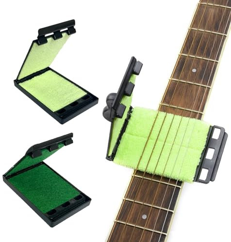 Limpiacuerdas de 2 piezas, limpiador de cuerdas de guitarra, paño de limpieza para diapasón de guitarra, herramienta de limpieza portátil, accesorios de cuidado de instrumentos, adecuado para