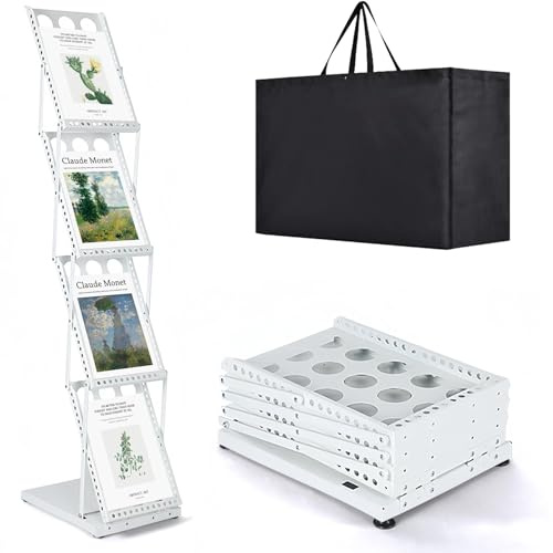 Literature Stand Rack, Standing Magazine Brochure Catalog Display Stand