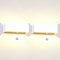 Kingwen 2 Pcs 30W LED Wandlampe Aussen mit Bewegungsmelder 3000K Aussenlampe mit Bewegungsmelder Warmweiss LED Wandleuchte Innen Rechteckig Verstellbar Abstrahlwinkel Außenwandleuchte IP65