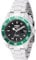Invicta Pro Diver 47353 Herren Uhr - Wasserdicht - Analog - Quarzuhrwerk - Edelstahl mit schwarzen zifferblat - 40mm