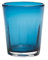 Zafferano In vetro soffiato a mano, bicchiere colorato, in confezione da 6 (blu inchiostro)