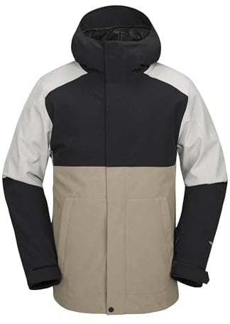 Volcom Herren Ski- Snowboardjacke Brighton Full Zip JKT, Größe:M, Farben:Chestnut Brown