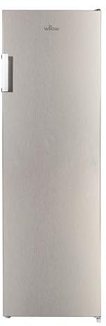 Willow WTF1700X 206L Total No Frost Tall Freezer with 4* Rating, Adjustable Thermostat, Mark-Proof Finish - Inox