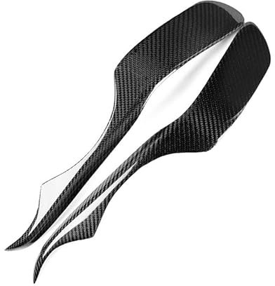 OTTSAN Auto Scheinwerfer Augenbrauen für Lexus IS 1998-2005, Augenbrauen Scheinwerfer Augenlid Aufkleber Cover Decal Trim Autoscheinwerfer Schutzfolie ABS Auto Zubehör,ALTezza