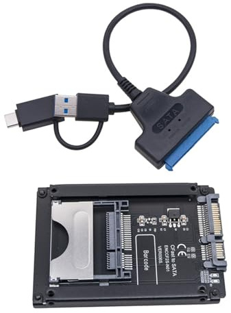 MLWSKERTY Portable CFast Card Reader SATA3.0 22Pin Interfaces CFast Hard Disk Case Converters For Computers Hard Disk Case Adapter