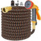 Garden Hose - Expandable Hose Pipe 100ft with 10 Function Spray Gun, Flexible Expanding Hose with 3 Layer Latex and 1/2 and 3/4 Solid Brass Connector Hosepipes for Garden