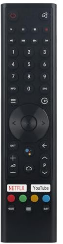 ALLIMITY RM-C3414 Télécommande vocale Compatible avec Smart-Tech TV 30604611CXHUN004 30HV1U1B1 SMT32F30HC4U1B1 SMT32N30HC4L1B1 SMT32N30HC4U1B1 SMT32S10HC4U2G1 SMT40N30FC4U1B1 SMT65N30UC2M1B1