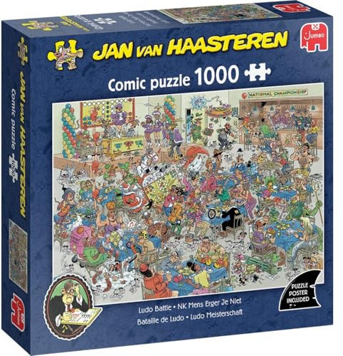 Jan van Haasteren - NK Mensch ärgere Dich Nicht - 1000 Teile Puzzle
