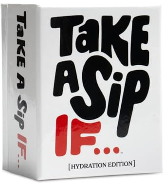 DSS Games Take A Sip If… [Hilarious Party Game for Adults, Game Night, Ice Breakers, Conversation Starter, Great for Chill Nights or Big Groups, Fun Gift for Friends]